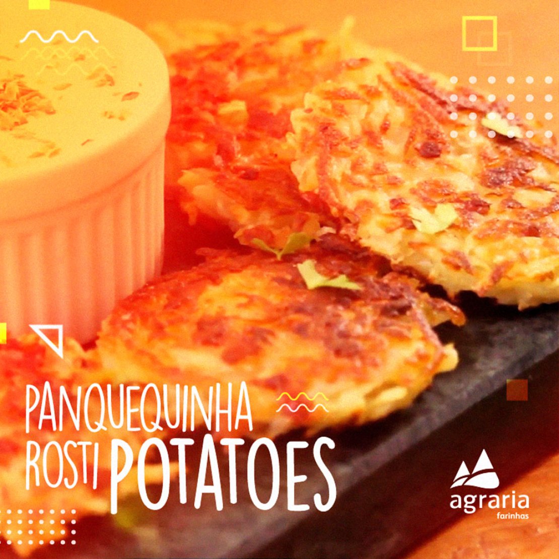 Panquequinhas de Batata Rosti