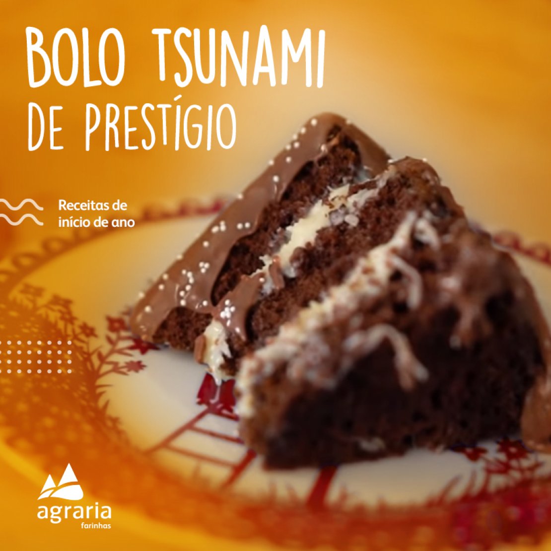Bolo Tsunami de Prest&iacute;gio 