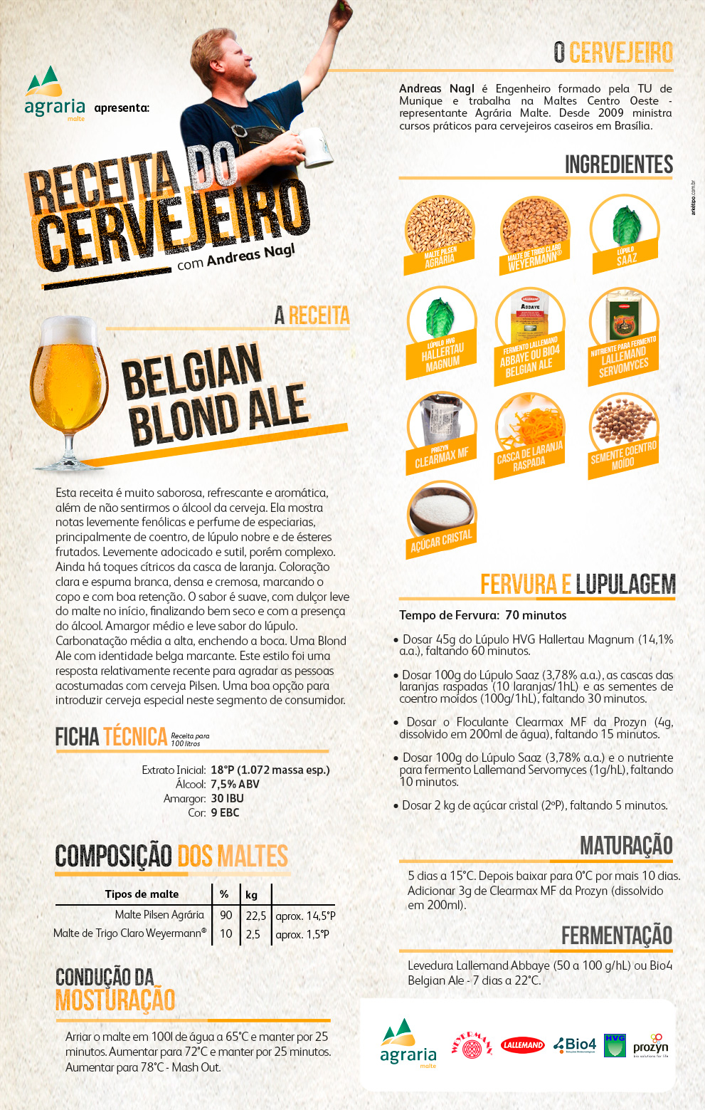 Receita Belgian Blond Ale