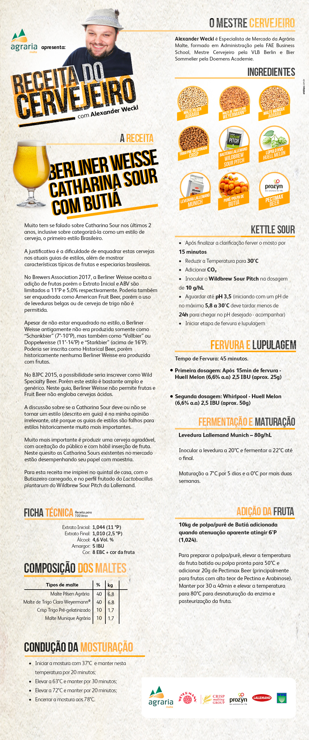 Receita Berliner Weisse - Catharina Sour com Buti�