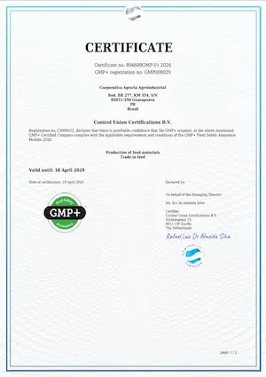 Certifica��o GMP+